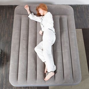 Thickened Single-Person Large Air Mattress Bed Double Inflatable Bed Outdoor Folding Portable Bed Home Lazy Bed Companion Bed Factory