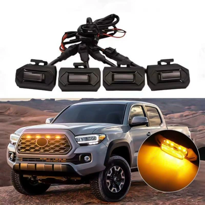 Tacoma Avtomobil Barmaqlıq İşığı LED Kiçik Sarı İşıq Gündüz Hərəkət İşığı