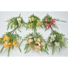 田园风格家居装饰薰衣草仿真风信子 小把花仿真花菊花假花野菊花