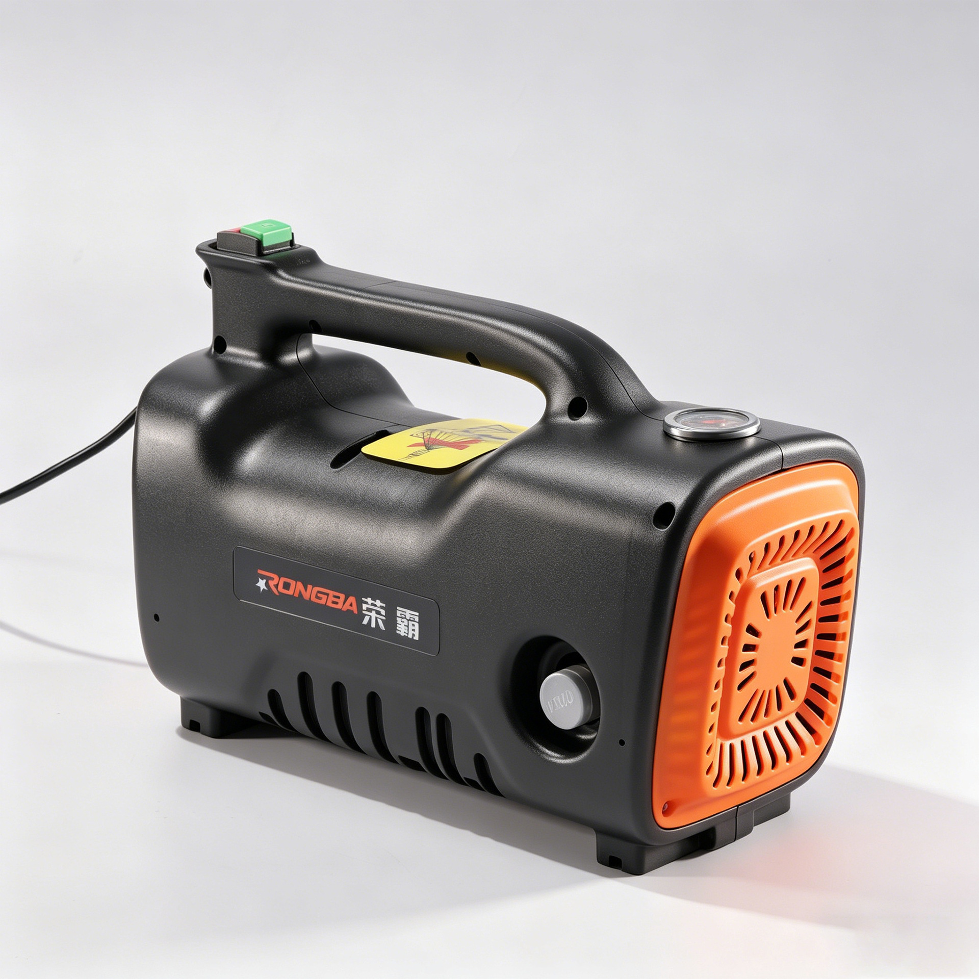 Rongba Household Car Washing Machine, Handheld High-Pressure Water Pump, 220V High-Power Car Washing Water Gun, Portable Powerful Floor Cleaning Motor
