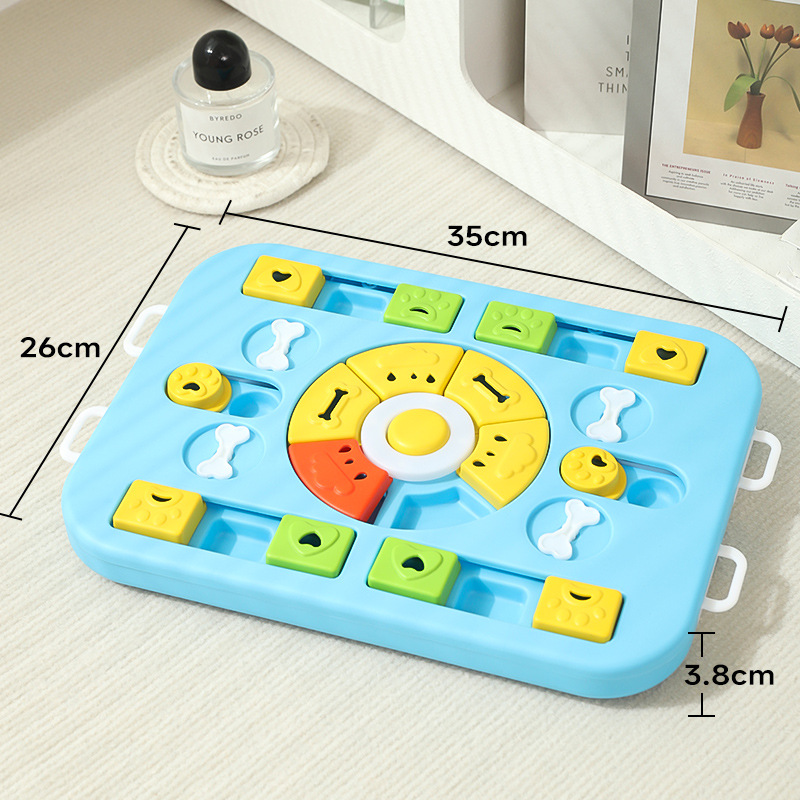 Nuevo puzzles de mascotas transfronterizas, juguetes de entrenamiento para aliviar el aburrimiento del perro, juguetes de auto-hipo image 6