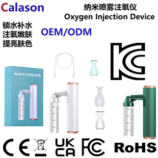 Household Portable Facial Moisturizing Hand-held Nano Spray Hydration Instrument High Pressure Atomization Oxygen Aid Cosmetic Oxygen Intoxication Instrument