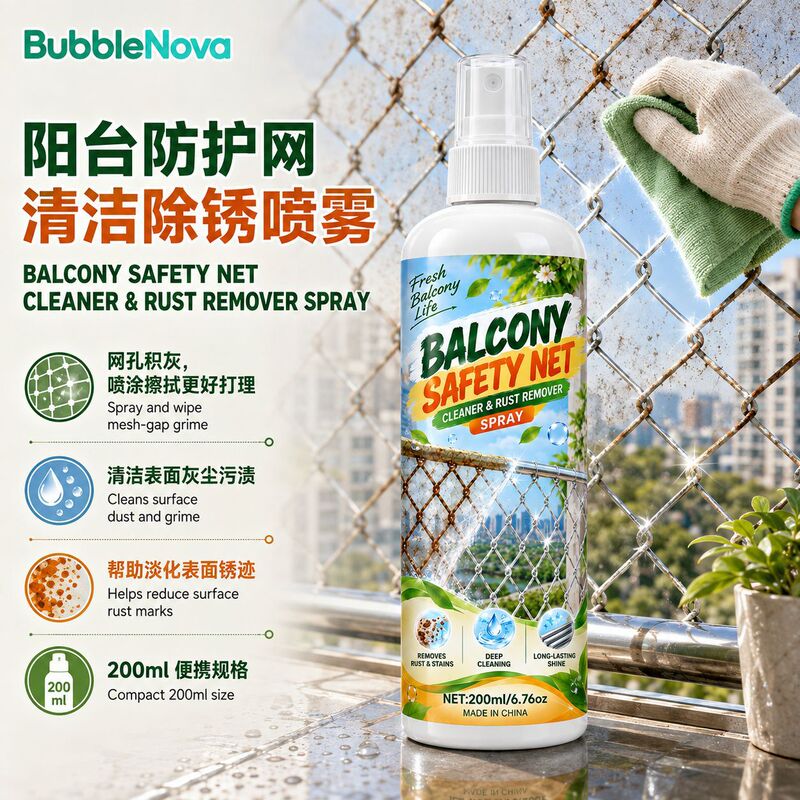 Wire mesh rust removal spray, for cleaning and maintaining the surface of wire mesh fences and other metal components Wire mesh rust removal spray, for cleaning and maintaining the surface of wire mesh fences and other metal components