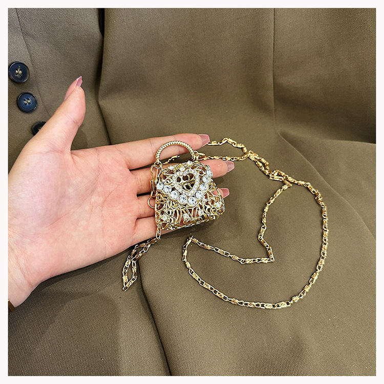 Mini Decorative Simple 2023 Spring/Summer New Fashion Banquet One Shoulder Chain Bag_voghion.com