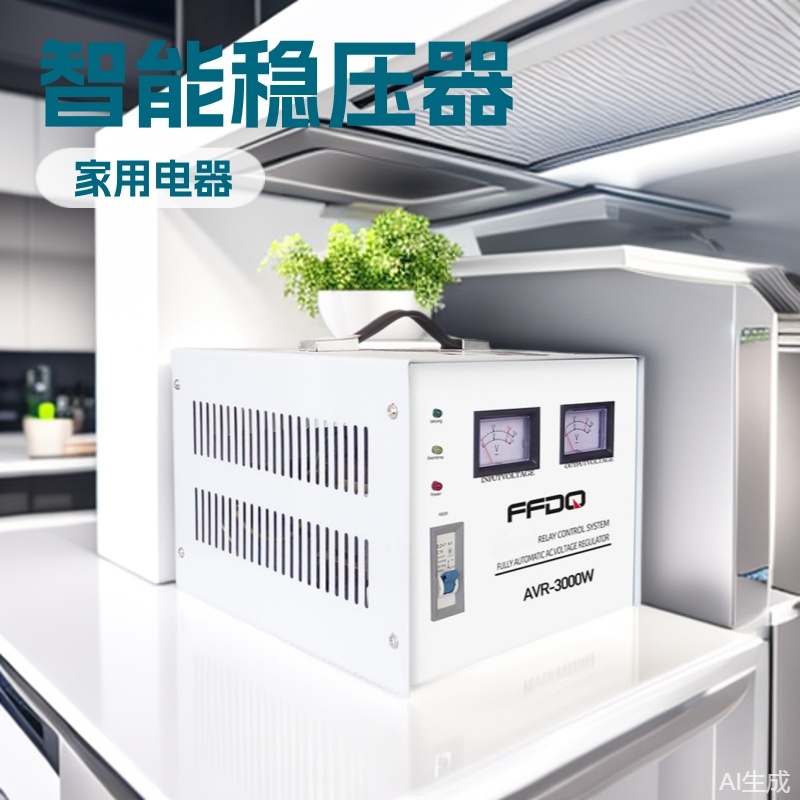 AVR单相交流器电子式220V3000W家用冰箱空调稳压智能智能稳压器