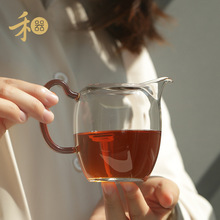 禾器珑然升级版公道杯玻璃茶具茶海耐热加厚手工茶器