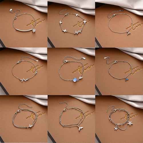 Japanese and Korean Trendy Light Luxury High-End Style Versatile Personality Bracelet Women's High-End Pearl Bracelet Wholesale
