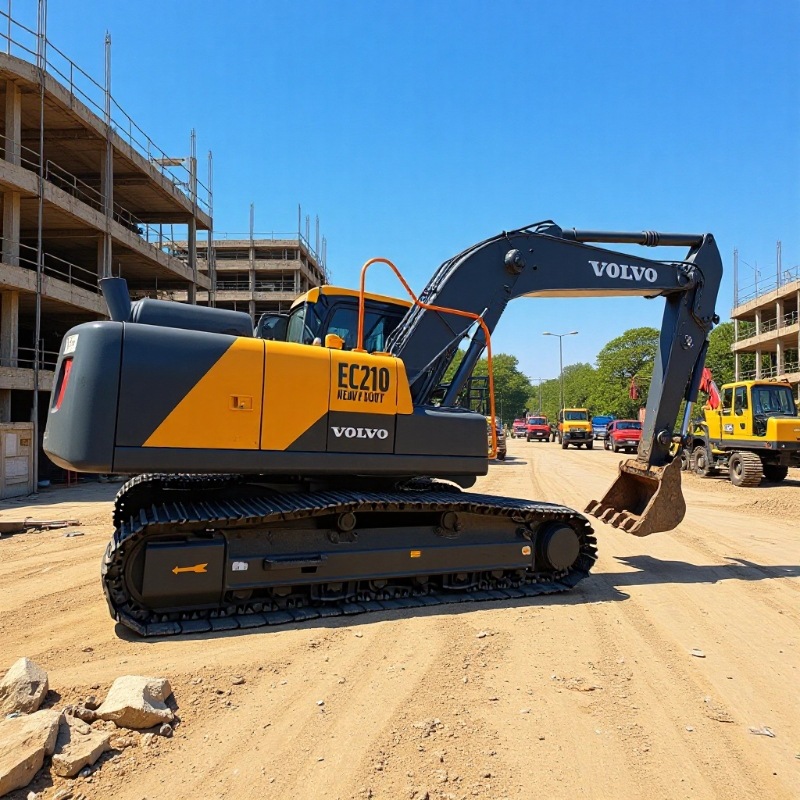 Excavadora Volvo EC210 Excavadora Volvo EC240 Excavadora Volvo EC290 Excavadora de orugas para obras de construcción a gran escala image 3