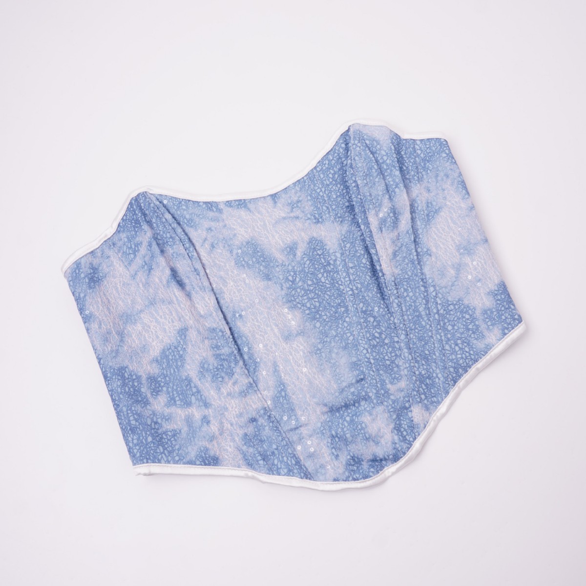 Azul sexy pectoral cintura de cintura plástico ropa de venta rápida temu comercio electrónico transfronterizo suministro de productos