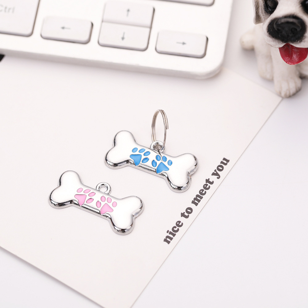 Cute Metal Solid Color Pet Accessories display picture 1