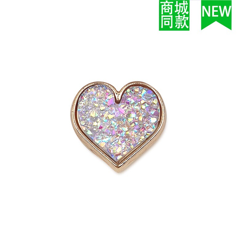 クロスボーダー卸売新しいクロックスアクセサリー靴バックル金属レターチェーン適応クロス靴花 DIY アクセサリー|undefined