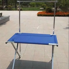 屋台折りたたみトロリー屋台棚ハンガー 1152m ディスプレイラック棚ポータブルテーブル卸売