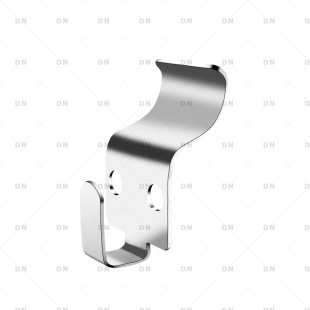 Vinyl hanging hook vinyl plate Wall seam hidden wall plate creative hook stainless steel wall plate gap hook