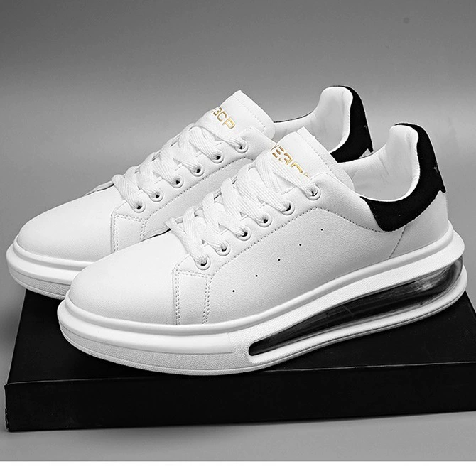 Модные ультра-тонкие кожаные воздушные подушки маленькие белые туфли мужские и женские кроссовки мужские и женские кроссовки мужские и женские повседневные туфли
