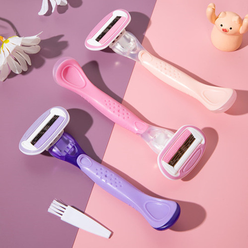Factory direct sale women's razor shaver armpit hair leg hair private part hair remover epilator 4-layer blade