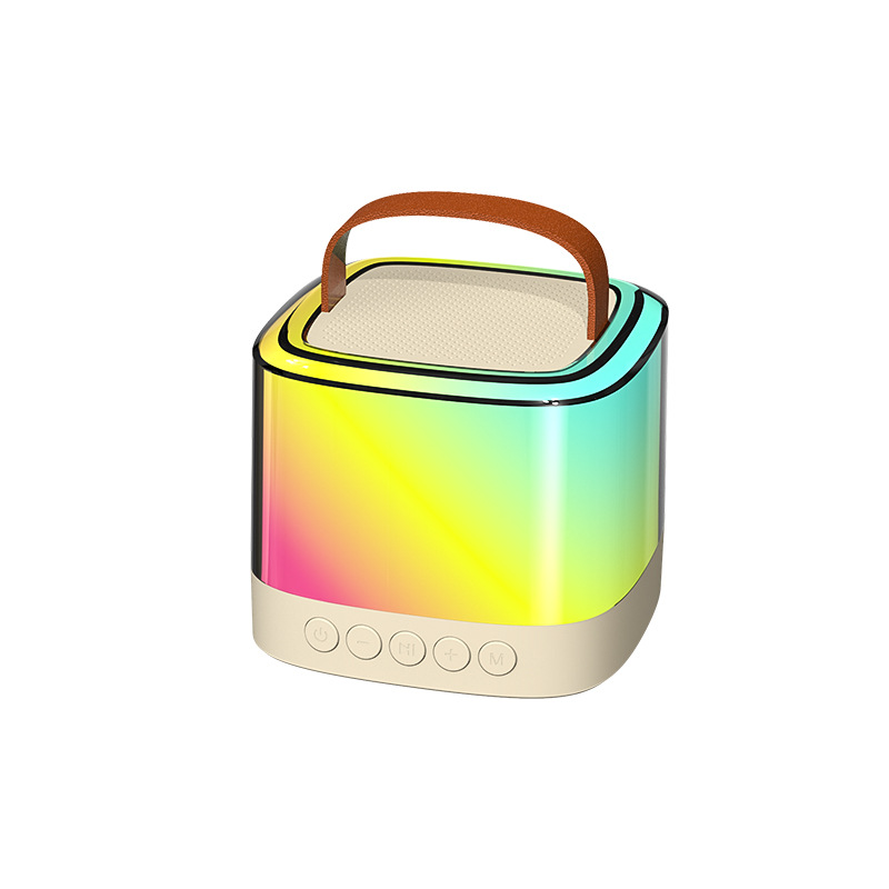 Bluetooth karaoke pequeño altavoz portátil al aire libre de Canto de audio artefacto casero karaoke versión inglesa transfronteriza