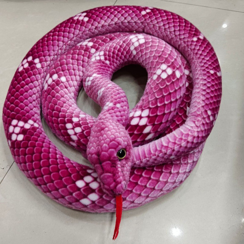 Peluche de Serpiente de Simulación de Peluche Suave para Juguetes y Bromas