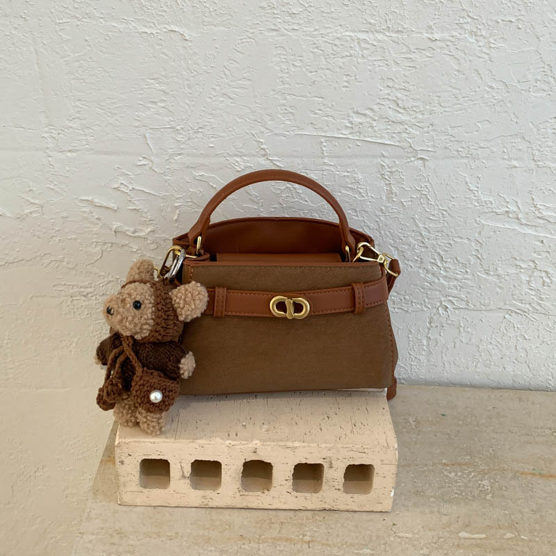 Bolso de mano de alta sensación 2026 nuevo retro esmerilado bolso cuadrado simple nicho bolso de mujer casual