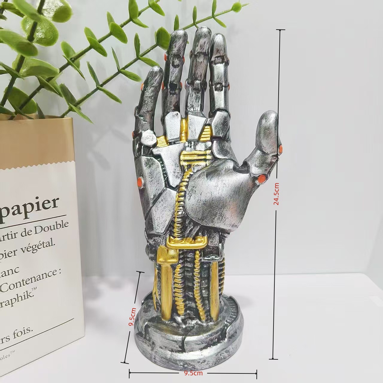 Cyberpunk manipulador de juego soporte de manejo de auriculares colgante de escritorio decoración de la habitación almacén de dios