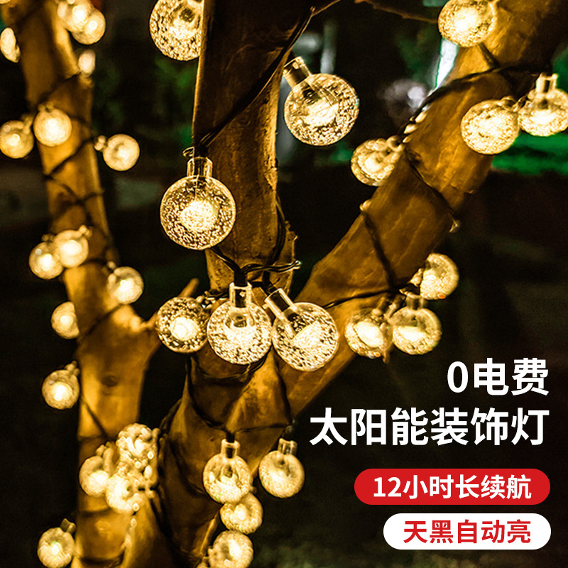 Travel hanging lights solar-powered