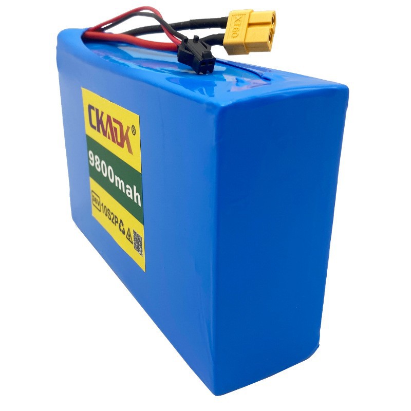 10S2P 36V 9.8ah电池组186500锂离子电池500W用于摩托车踏板车