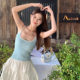 American Retro Camisole Women's Inner Wear 2025 Summer New Design Sense Niche Knitted Embroidered Top