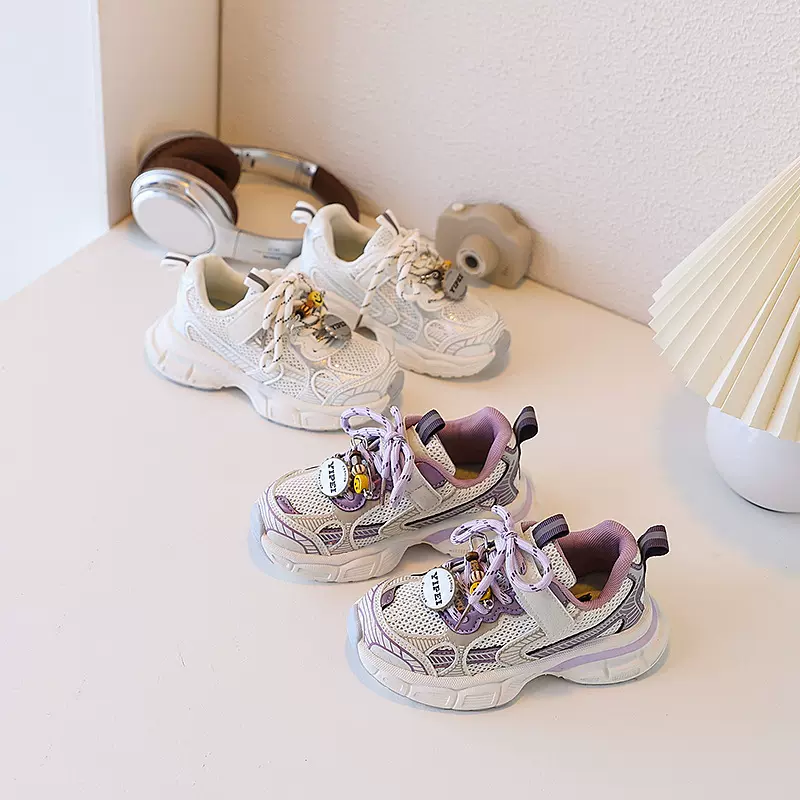 儿童运动鞋2025秋季新款韩版女童时尚卡通老爹鞋男童轻便跑步鞋