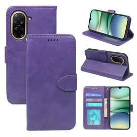 跨境皮革手机壳适用红米 Redmi 15小牛皮相框15C钱包插卡翻盖皮套