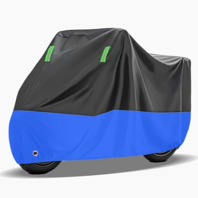 Cover, Thickened and Padded Scooter | Car clothing - m-lm-black-on-top-and-blue-on-bottom