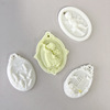 Horn angel Aromatherapy Gypsum Glue Listing mould Invert sugar Cake decorate soap silica gel baking tool