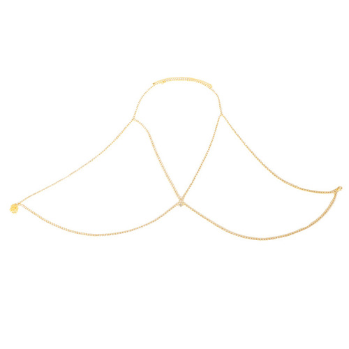  cross-border new fashion rhinestone chain sexy ins style bra chain European and American body chain body chain