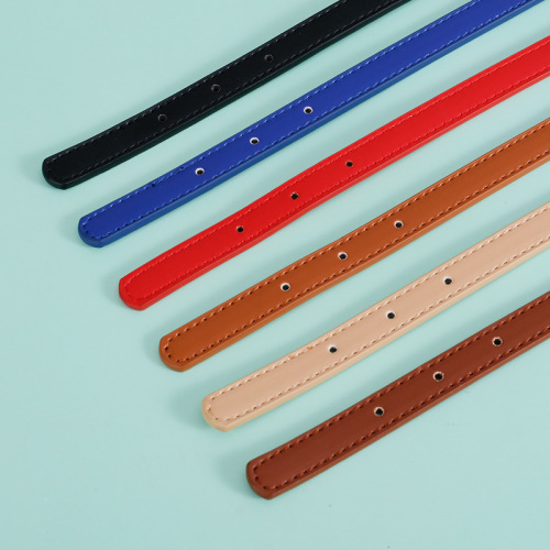 Accessories hardware adjustment bag strap portable Iengye cold leaf PU bag with oil edge portable eyelet strap accessories hand strap