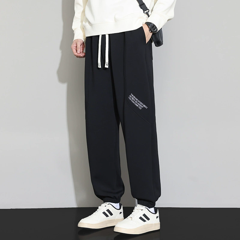 Autumn trousers for leisure, plus size