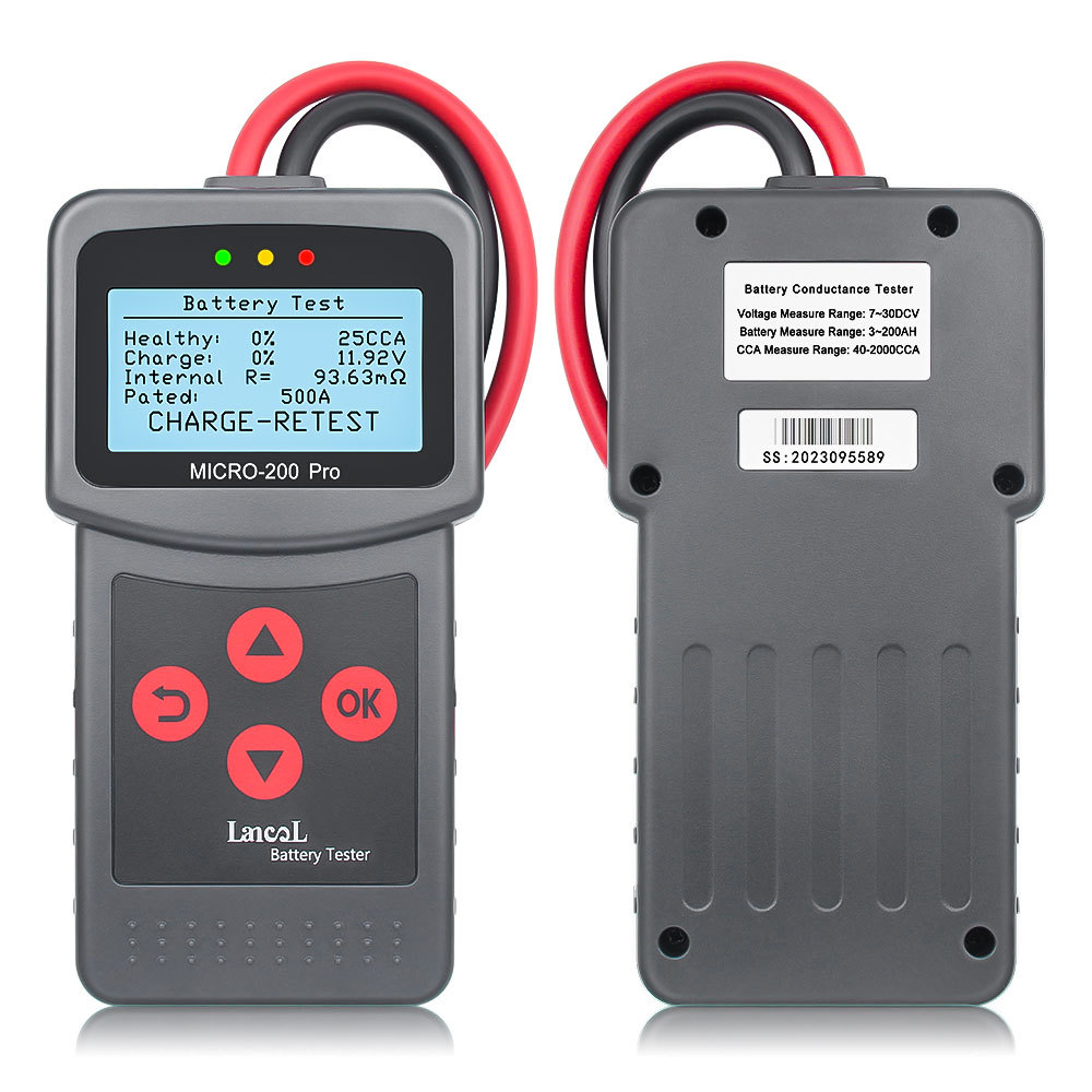 MICRO-200 Pro battery conductance tester multi-language battery detector