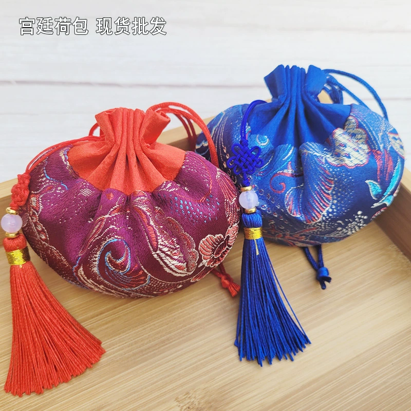 Huidimeng Дракон Лодка Фестиваль Саше Пустая Сумка Античный Дворец Кошелек Саше Висит Вышивка Портативный Hanfu Аксессуары