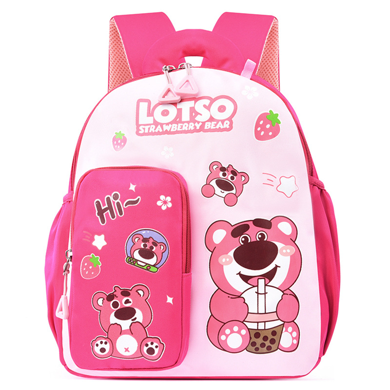 Mochila de dibujos animados para niños, nueva mochila de niñas de jardín de infantes, mochila transpirable para niños