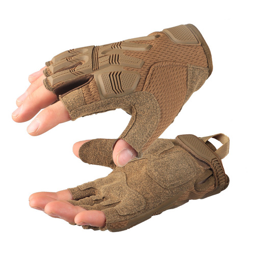 Summer Outdoor Military Enthusiast Technician Tactical Gloves for Hiking, Fitness, Sports, Anti-Slip, Protective, Breathable Half Finger Cycling Gloves