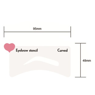 Cross-border hot sale 6 soft eyebrow card lazy person thrush card auxiliary artifact beginner set eyebrow card factory direct sales