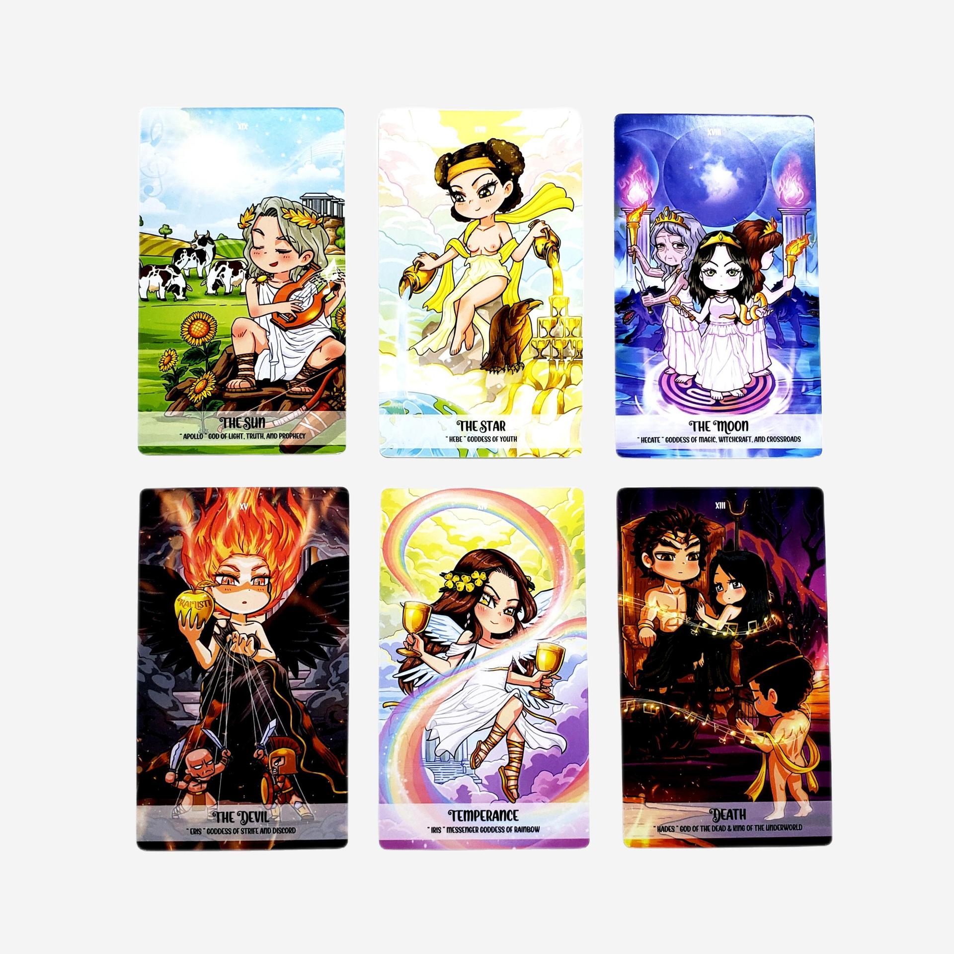 Gioco di carte tarot greco pythia per feste e party games_voghion.com