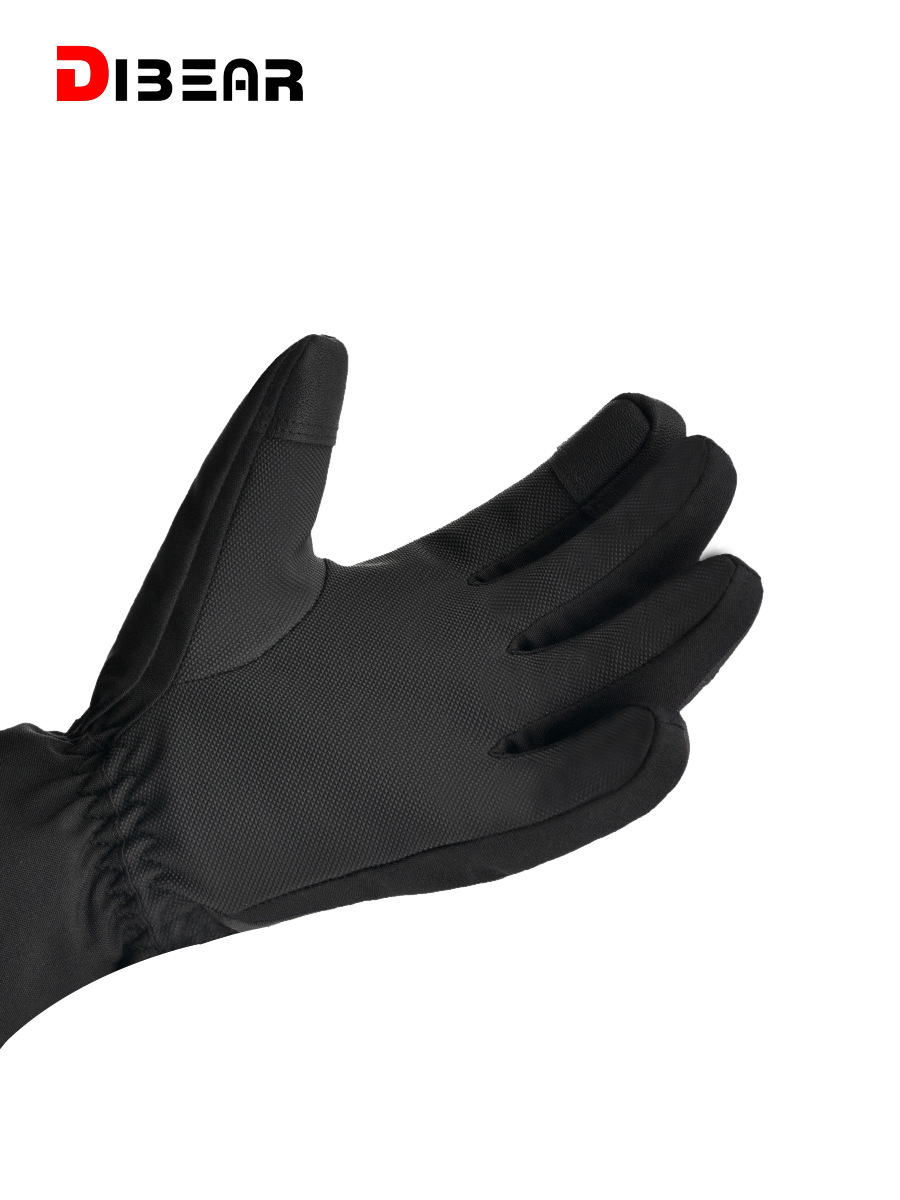 Desarrollo personalizado transfronterizo de guantes de calentamiento para esquí de motocicleta caliente pantalla táctil a prueba de agua calefacción eléctrica a prueba de frío