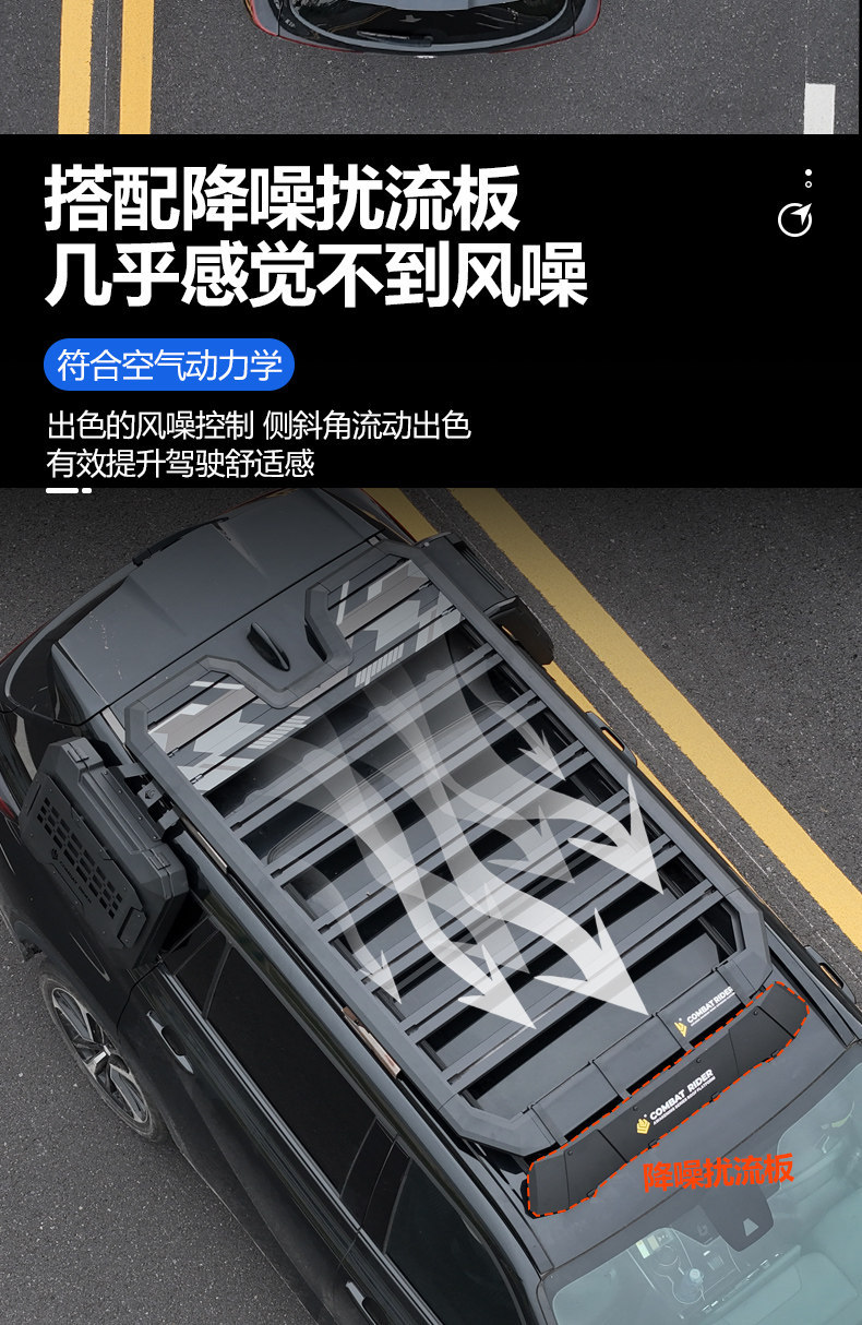 Suitable for Highlander Crown Land Cruiser Outdoor Camping Roof Expansion Explorer Roof Rack Canopy Side Tent