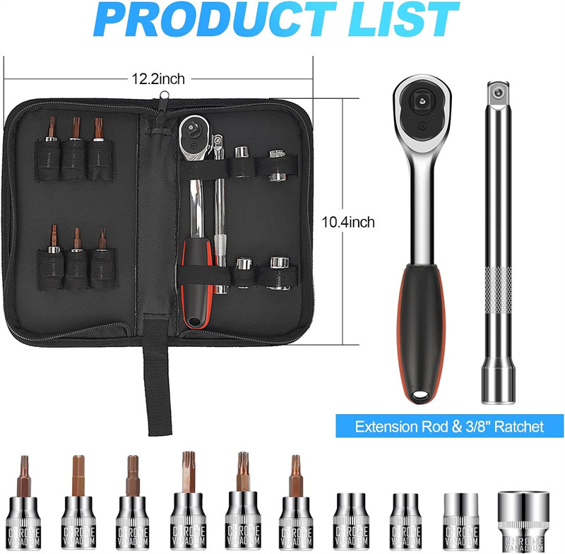 Suitable for 2021+ Leme Hard Top Spare Tire Door Removal Tool Set 12Pcs