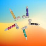 厂家直销 跨境新 短款锌合金刻花带盖携带方便可拆卸外贸内销