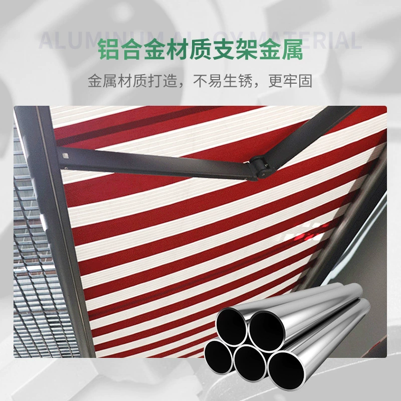 Навес от навесов на заказ телескопическая вилла балкон на открытом воздухе электрический утолщенный алюминиевый сплав полный ящик солнцезащитный козырек X20