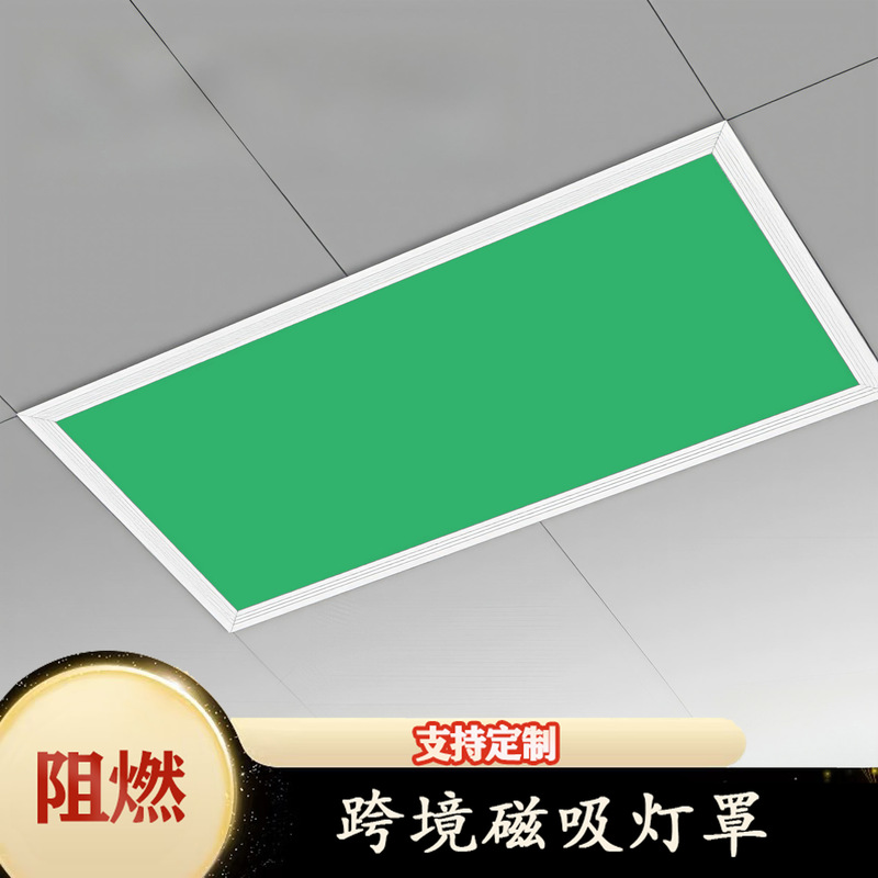 Cross-Border Amazon New Product Spring Solid Color Anti-Dazzle Eye Protection Ceiling Magnetic Lampshade