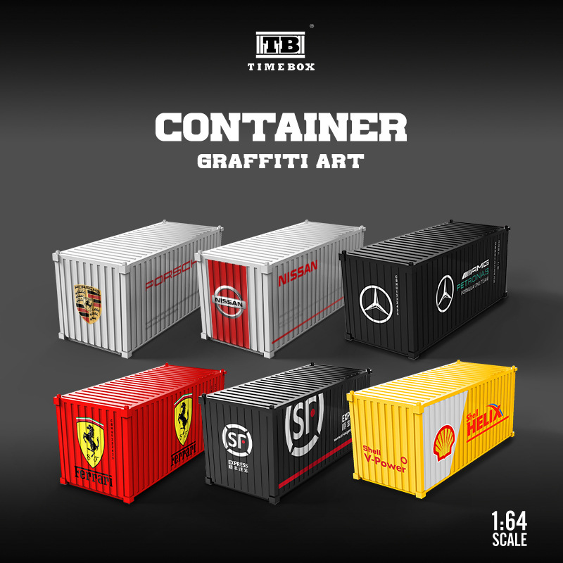Wholesale-Platform 1 | TimeBox 1:64 Alloy 20-foot Container Model Collection Gift Ornaments