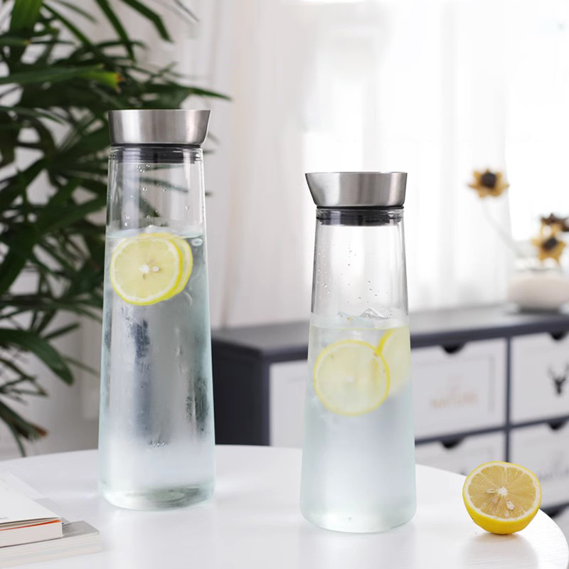 Glass capacious explosion-proof teapot for home use