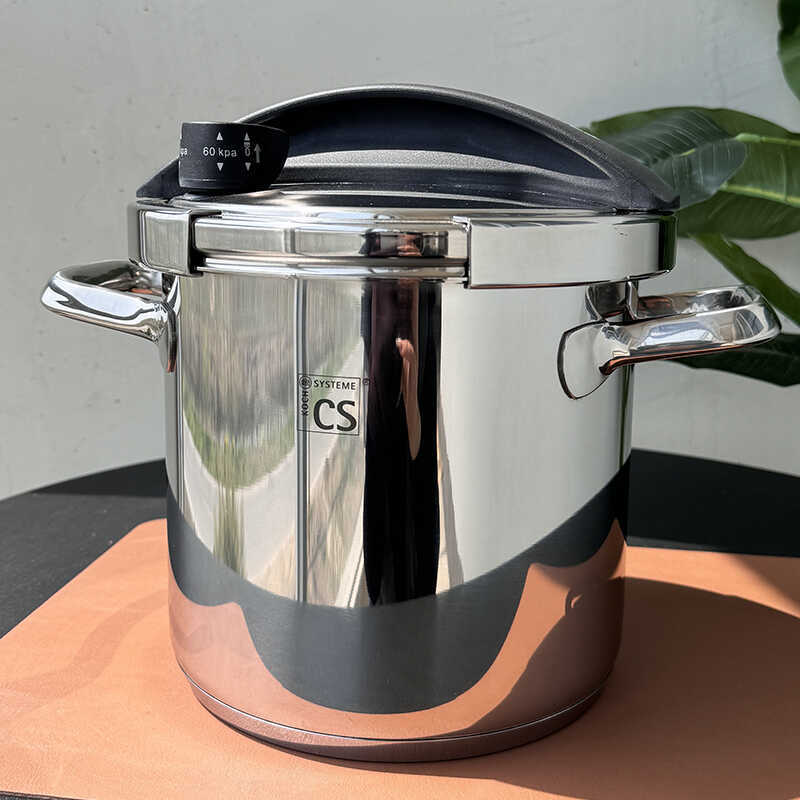 Alemania CS304 caldera a presión de acero inoxidable horno electromagnético de gas doméstico general 5.5L