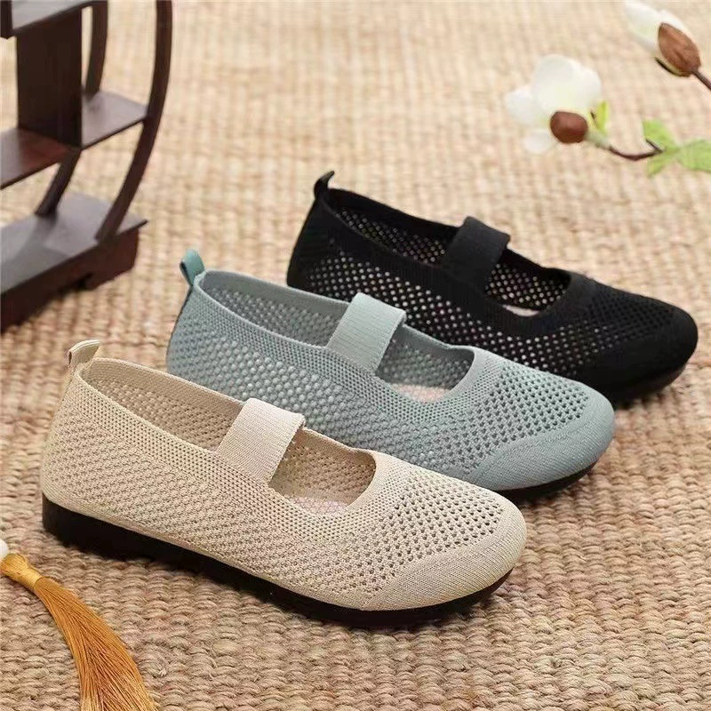 Летние 2024 новые сандалии Пекинская тканевая обувь