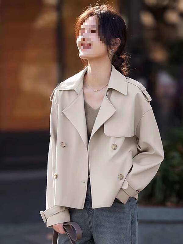 西装外套女小个子2025春秋新款休闲上衣气质薄风衣氨纶公主袖|undefined